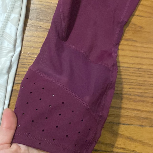 LOT NIKE ATHLETA leggings workout stretch yoga pants size M cropped 7/8 capri - Picture 11 of 12